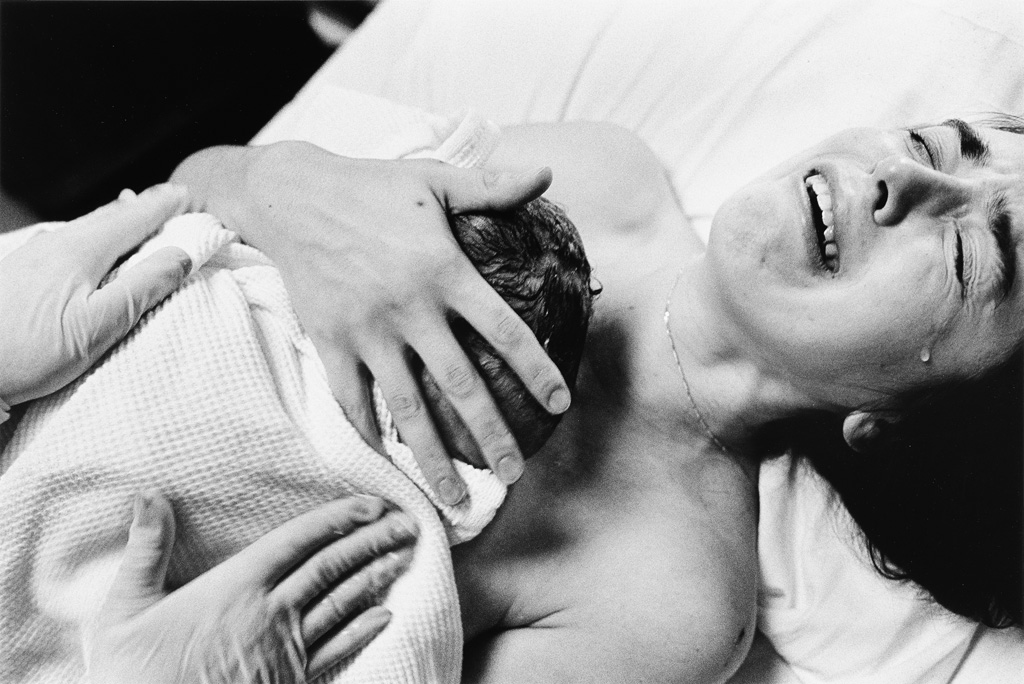 EUGENE RICHARDS (1944- ) Birth of First Child, Washington, D.C.